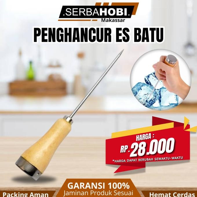 ] Alat Penghancur Es Batu / Pemukul Es Batu Barista Steel / Pemecah Es Batu