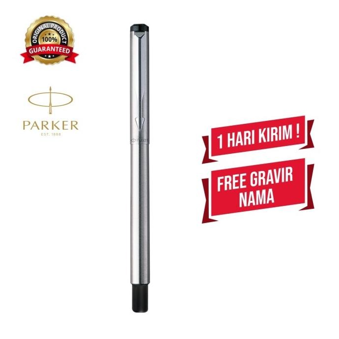 

BEBAS ONGKIR - Pulpen Parker Vector Stainless Steel RollerBall