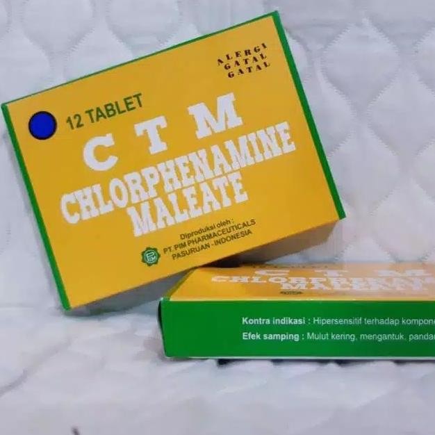 ] CTM Chlorphenamine Maleate - Obat Gatal Gatal dan Alergi