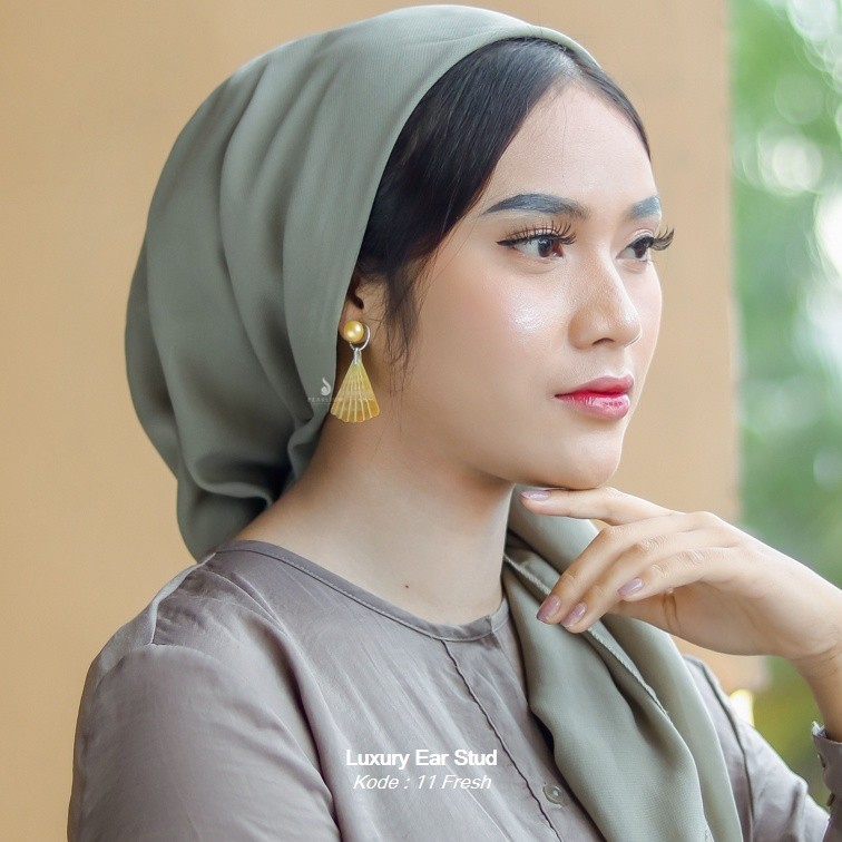 Pearlium - Giwang Mutiara (925K Sterling Silver/ Perak) Kode 11