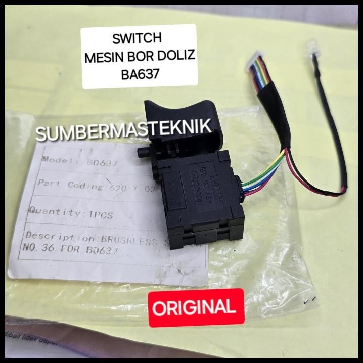 Switch Doliz Bd637 Saklar Onoff Mesin Bor Cordless Doliz Bd 637 Original
