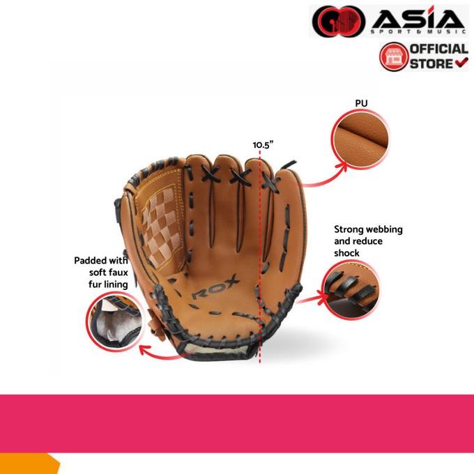 Glove Softball Rox Sarung Tangan | Baseball | Sarung Tangan Soft Ball Baseball Co