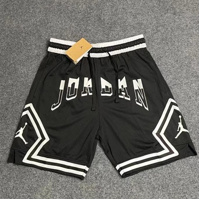 Nike Men Basketball Air Jordan Dri-Fit Sport Short Celana Basket Unisex Black Fd5958-010 Co
