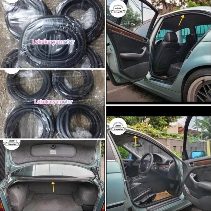 Fullset Karet Peredam Body Pintu Bmw E36