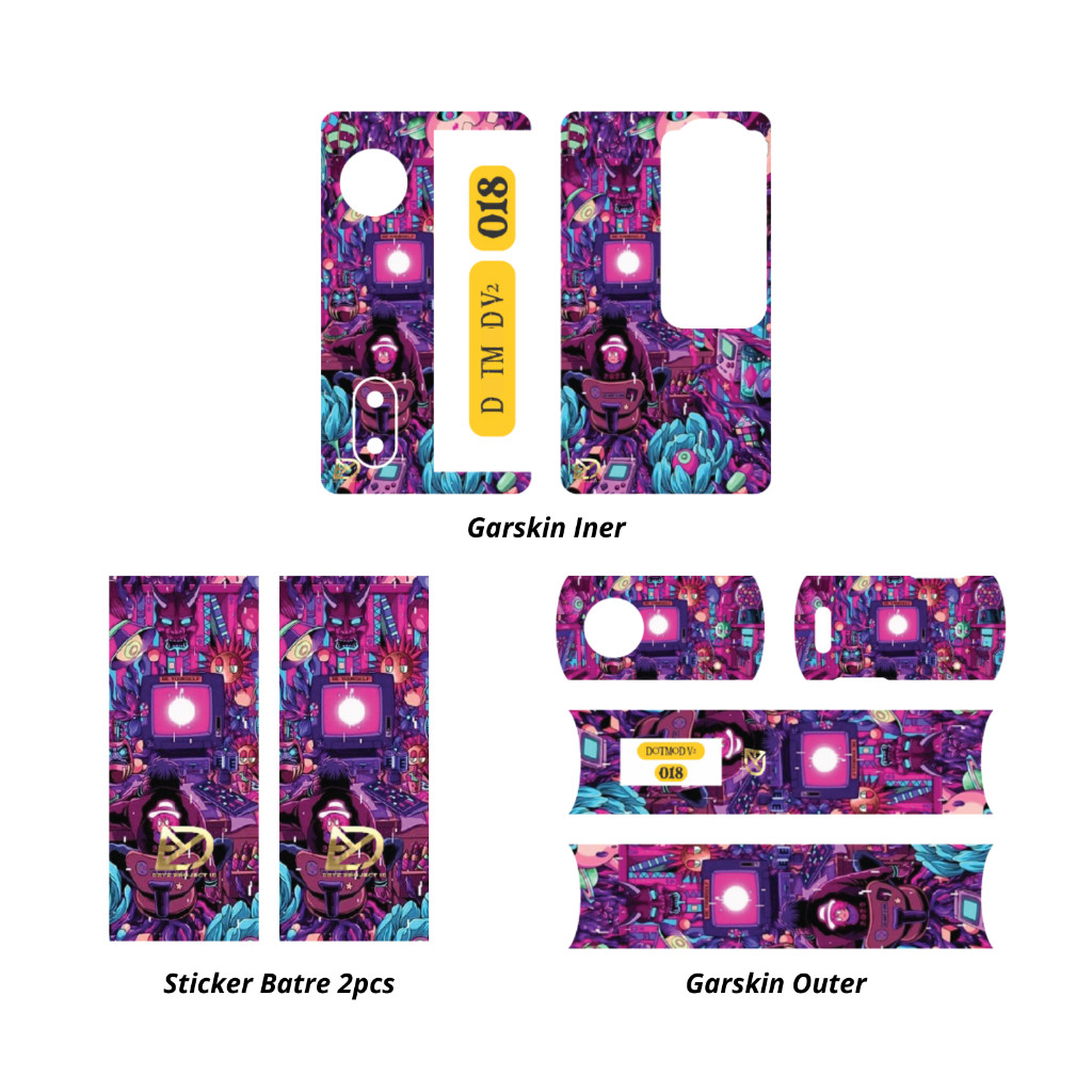 

*PromoGet2* Namikami Kertas Dot Anti Air Label Stiker Fs 18 Stiker Garskin HP/Case Custom Dan COD