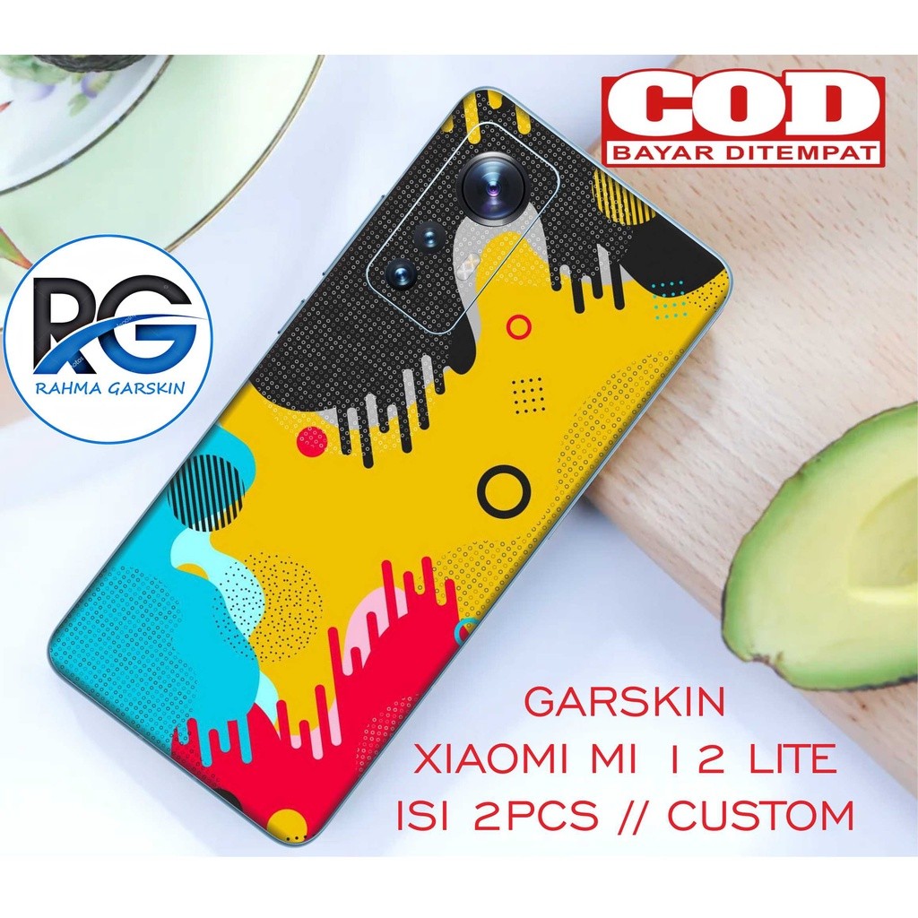 

*PromoGet2* Xiaomi Mi 12 Lite Paint Stiker Garskin HP/Case Custom Dan COD