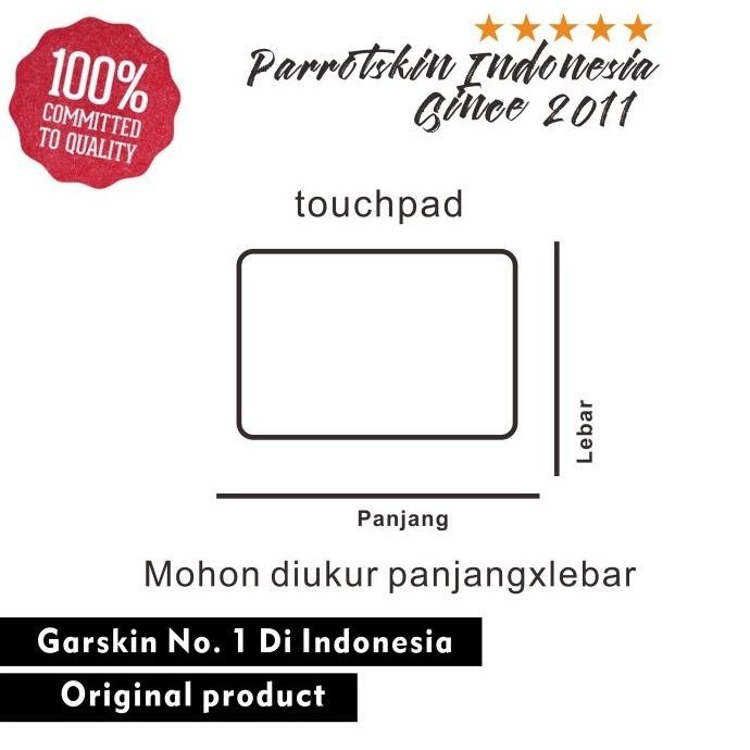 

*PromoGet2* Toucpad Laptop Anti Gores Bening Evvarisk Stiker Garskin HP/Case Custom Dan COD