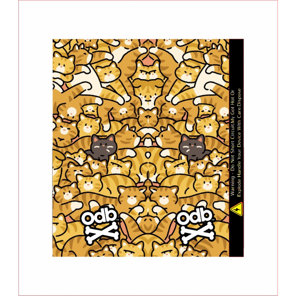 

*PromoGet2* Warp Stiker Batre 18650 Hologram 36 Stiker Garskin HP/Case Custom Dan COD