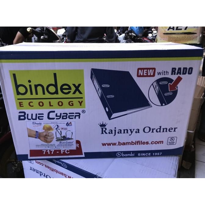 

TERMURAH - odner bindex folio kwitansi 717 777 bambi/ ecology blue cyber