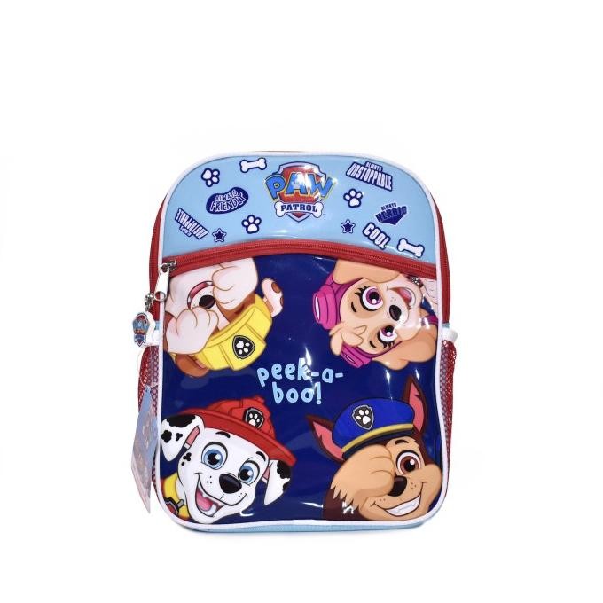 

NEW PRODUK PAW PATROL BACKPACK PLUS PENCASE 12" 2IN1 PEEK-A BOO! !!!!!