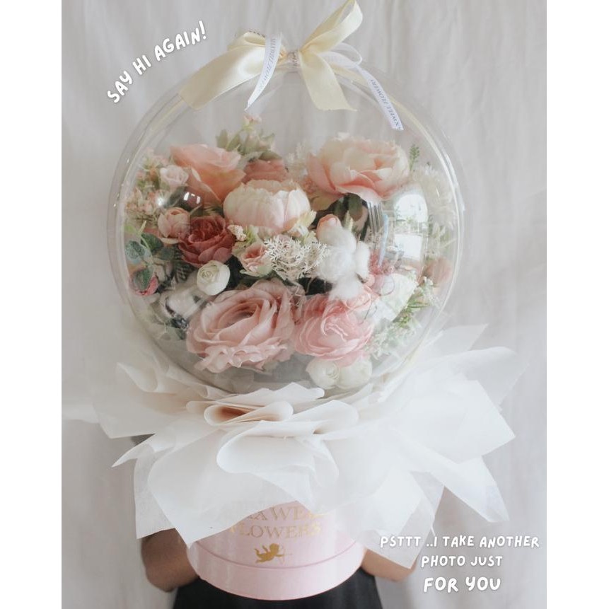 Bunga Balon Bunga Hadiah Bunga Buket Rangkai Bertahan Selamanya Terlaris