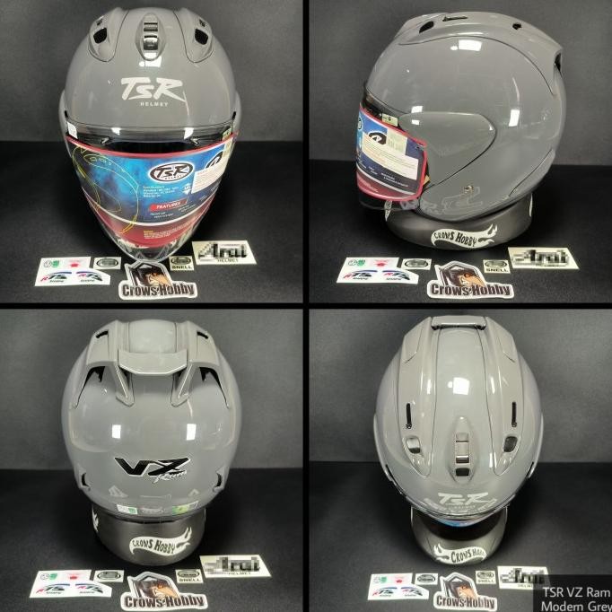NEW PRODUK HELM TSR VZ RAM MODERN GREY 