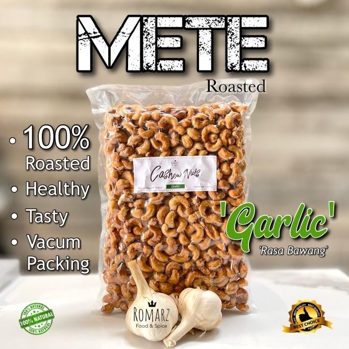 

(Good) KACANG METE OVEN MEDE OVEN PANGGANG ROASTED RASA GARLIC BAWANG 250gr