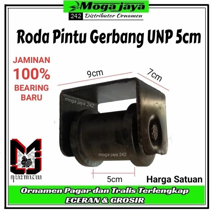 roda unp 5cm bearing baru roda pintu gerbang
