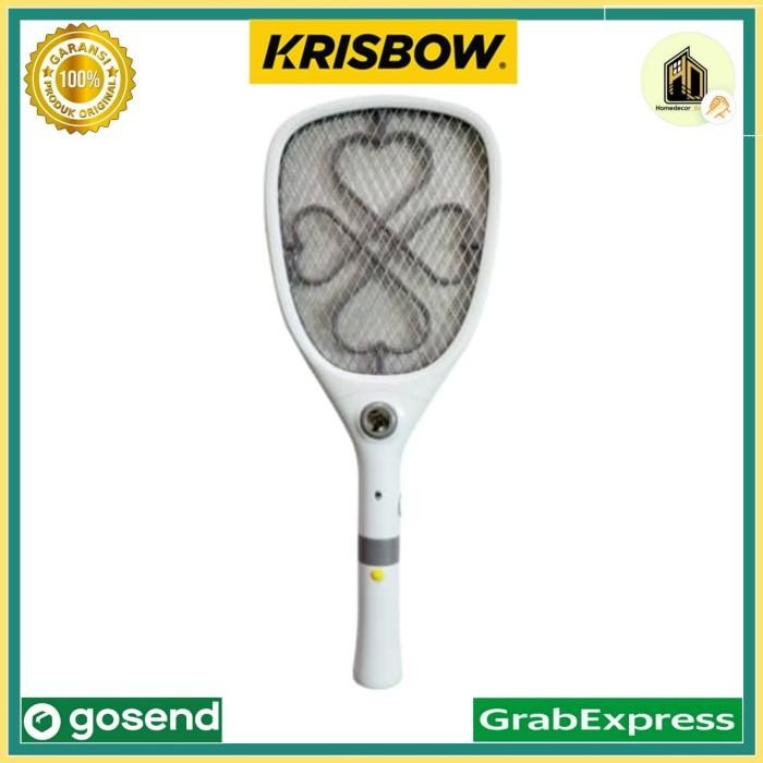 Krisbow Raket Nyamuk Rechargeable Dengan Soket / raket nyamuk krisbow