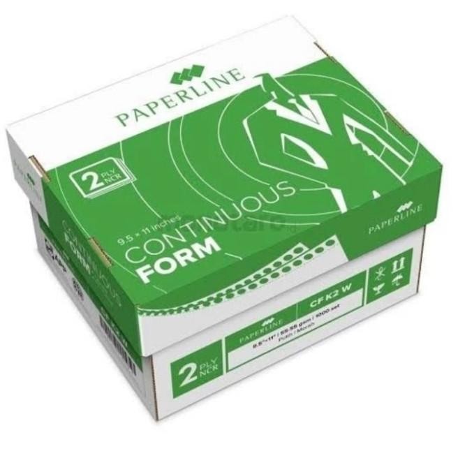 

BEBAS ONGKIR - continuous form/kertas komputer 2 ply paperline 9,5 x 11 putih -merah