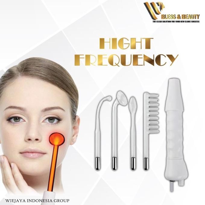 TERLARIS - Alat Hf Facial Portable Alat Hight Frequency Facial Hf 4 fungsi New