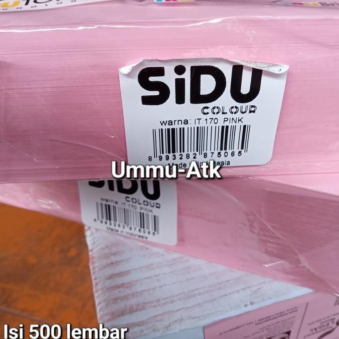 

BEBAS ONGKIR - Sinar Dunia. Kertas Warna A4 80gsm. IT 170 Pink.