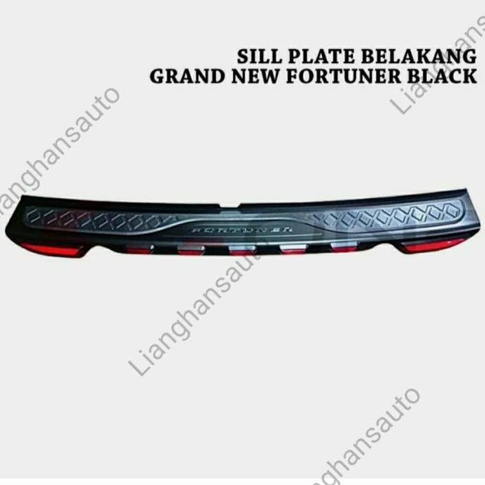 SILLPLATE BELAKANG TOYOTA FORTUNER LAMA WITH REFLECTOR murah