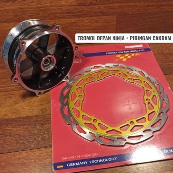 TROMOL DEPAN NINJA/NINJA RR MODEL STANDART PALANG ENAM PLUS PIRINGAN CAKRAM CZR - BACA DESKRIPSI