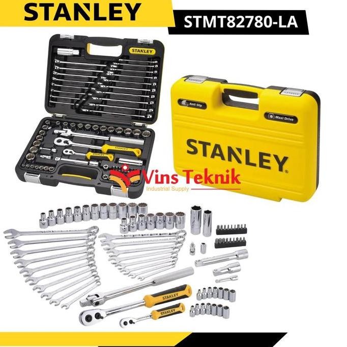 Murah Kunci Ring Pas Set Kunci Shock Set Shocket Set 79Pcs Stanley Stmt82780-La