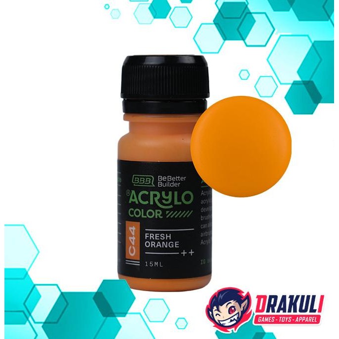 

Promo Acrylo Color Paint for Model Kit - Fresh Orange C44 COD
