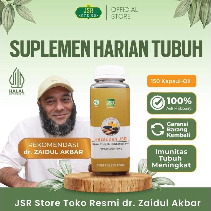 

Habbatussauda Oil JSR Rekomendasi dr Zaidul Akbar - 150 Kapsul NUG
