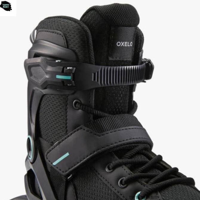 Sepatu Roda untuk Wanita Dewasa Roller Skate Inline Blade FIT100 Oxelo NS