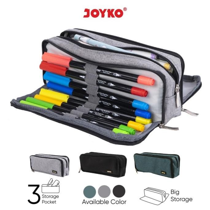 

Kotak Tempat Pensil Pencil Case Joyko PC-5006 - Black H24M
