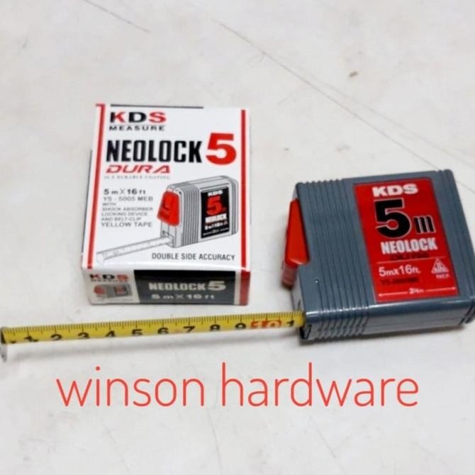 METERAN KDS 5 METER - ROL NEOLOCK MEASURE TAPE 5M ORIGINAL JEPANG