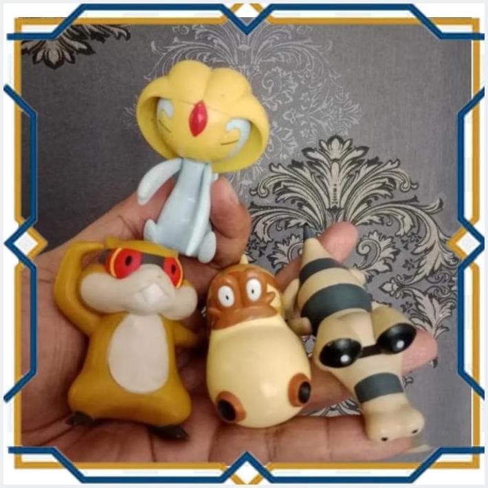 [MUF] FIGURE POKEMON SANDILE HIPPOPOTAS PATRAT UXIE ORI SET