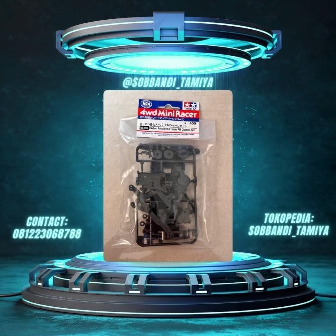 Promo SFM CARBON, CARBON REINFORCED SUPER FM CHASSIS SET ORIGINAL TAMIYA 95239 COD