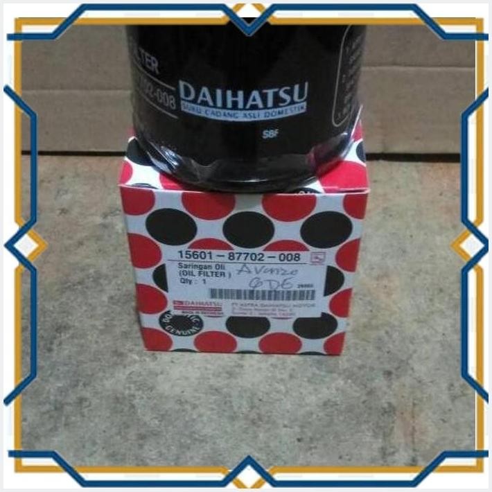 [BCM] FILTER OLI SARINGAN OLI CALYA 15601-87702-008 GENUINE PART.
