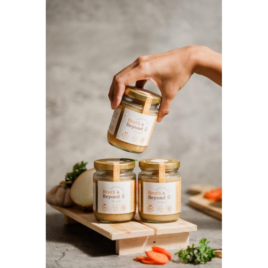 

ORGANIC CHICKEN BONE BROTH - 2 Atau 3 JARS / KALDU TULANG AYAM ORGANIK murah
