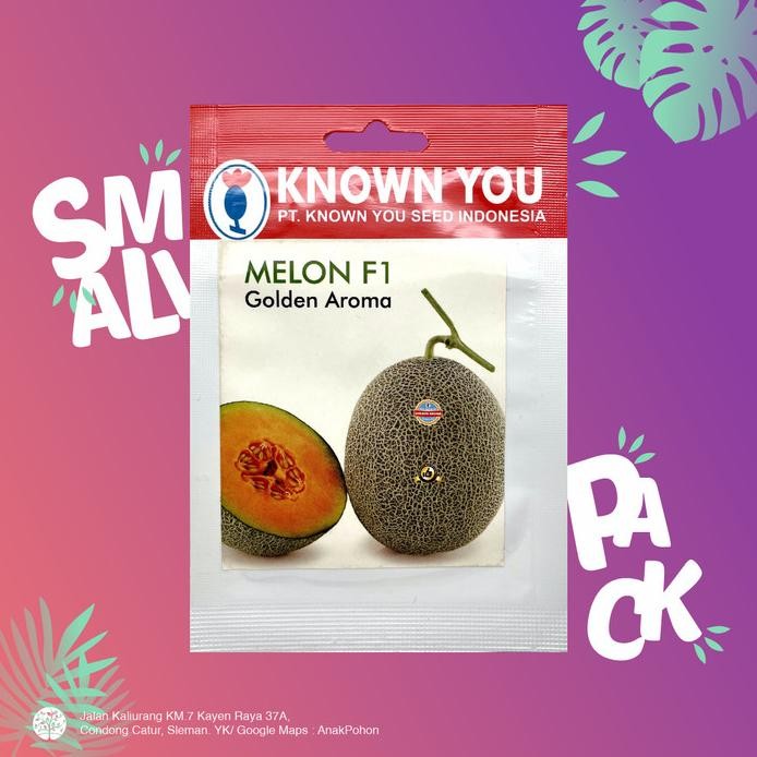 (1 PACK) Benih Melon Golden Aroma Hibrida F1 Oranye Seeds - KYS murah