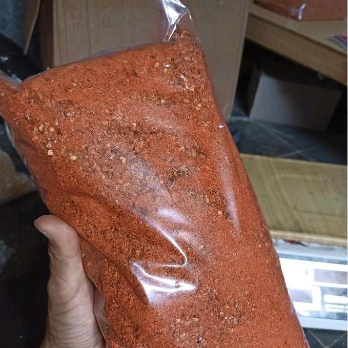 

1 kg cabe bubuk aroma daun jeruk asli exsta pedas kwalitas super hot murah