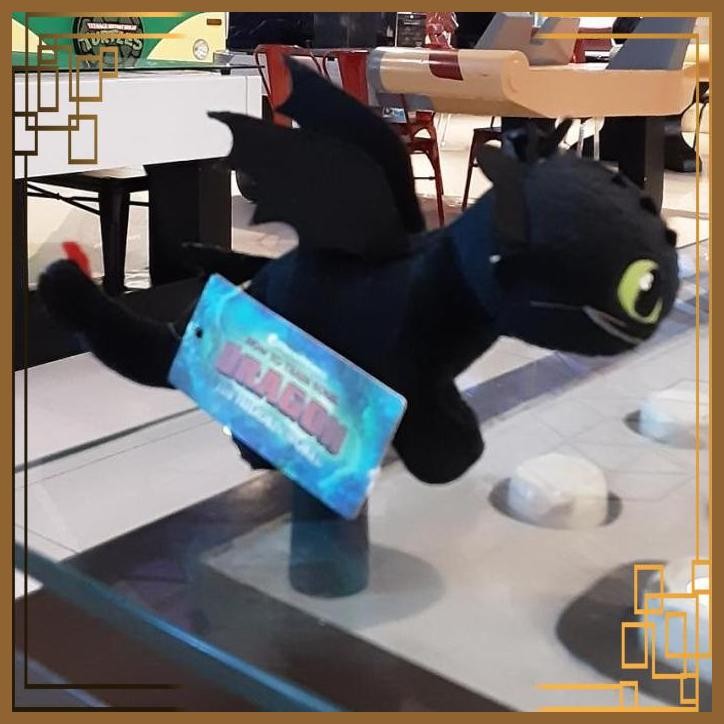 [CPS] Plush Bag Tag Toothless Dragon