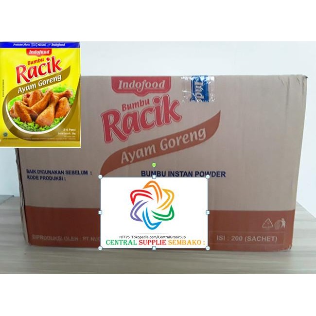 

Indofood Bumbu Racik Ayam Goreng [26gram /200 sachet /1 karton ] murah