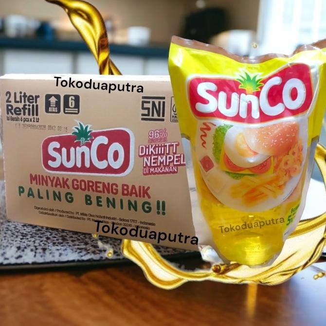 

Minyak Goreng Sunco 2 Liter(1 dus*6 psc) via gojek murah