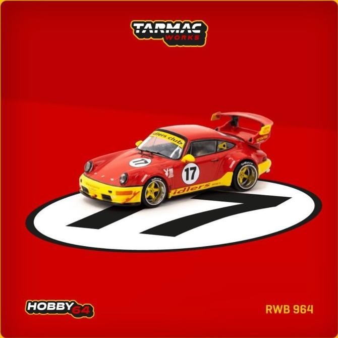 TARMAC RWB 964 IDLERS #17 RED YELLOW