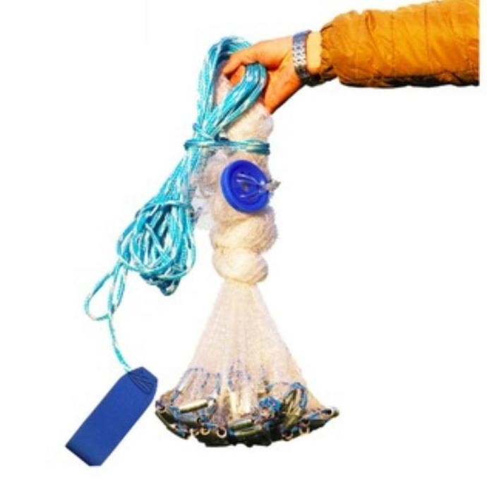 Grosir Jala Lempar Nelayan Jaring Ikan Bahan Senar Putih Dan Warna Warni