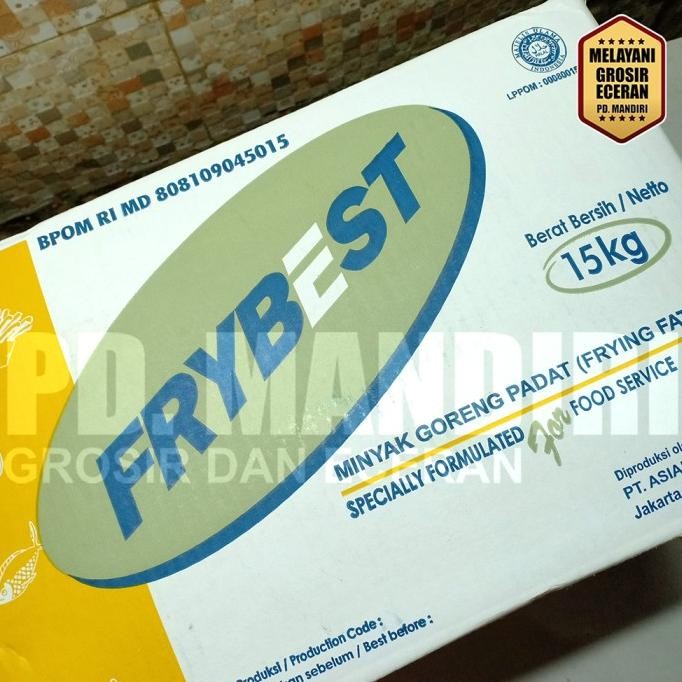 

FRYBEST 15 KG / MINYAK PADAT - BEKU / MINYAK GORENG PADAT murah