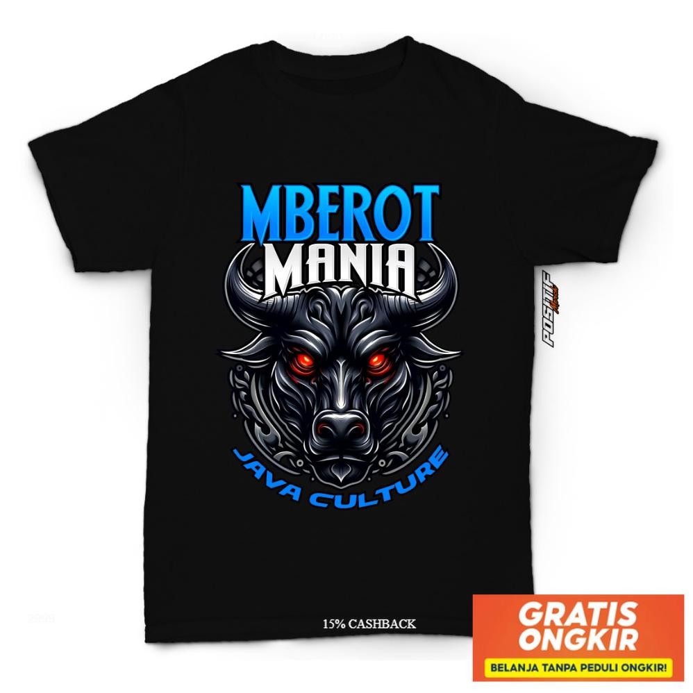 Baju Kaos Anak Mberot Mania Bantengan Malangan Positif Merch Harga Grosir