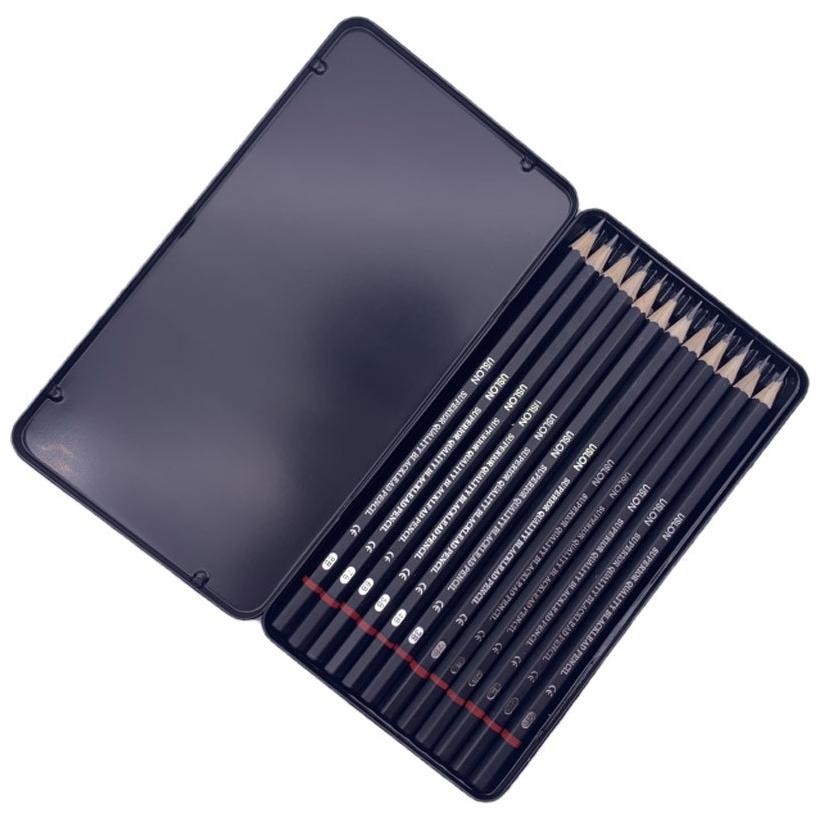 

Premium Isi 12 Pcs Pensil Gambar Sketsa Set Lengkap 2H H F B Hb 2B 3B 4B 5B 6B 7B 8B Charcoal Pencils Set High Quality