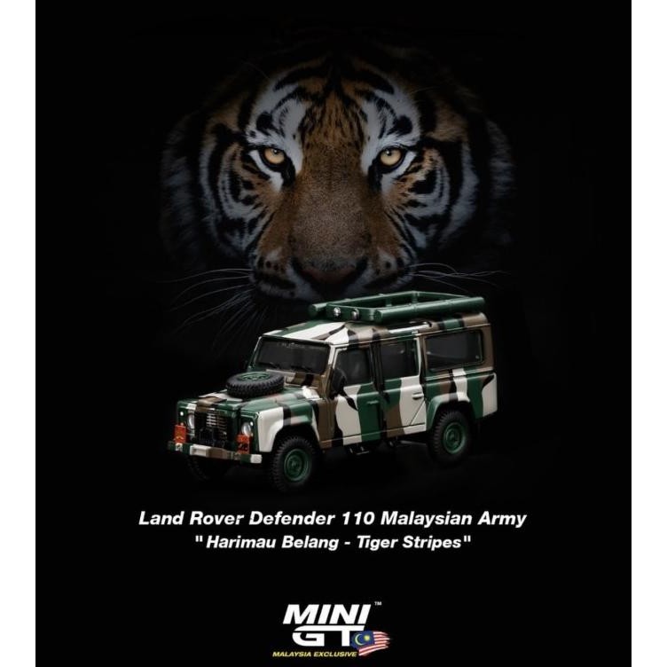 MiniGT Land Rover Defender 110 Malaysia Army