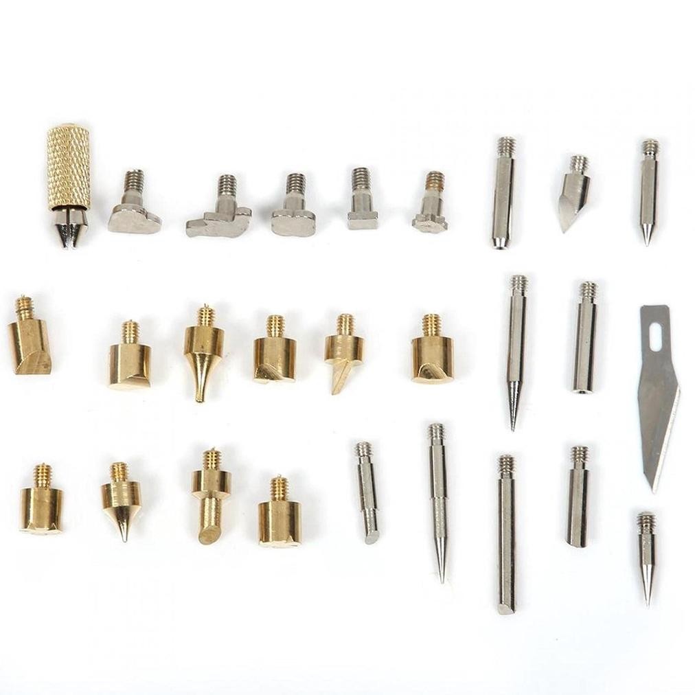 

fth-56 35 in 1 Alat Lukis Bakar Wood Burning Pen Pyrography Set Scorch Burned Marker Pyrography Pen For DIY Projects Termurah