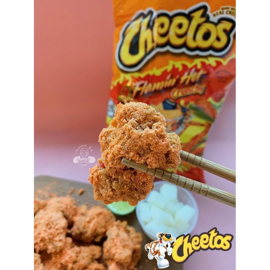 

(Good) Flaming hot cheetos (boneless chicken)