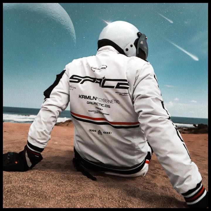 Terlaris Kremlin Bomber Jacket Space Putih - Nova Good Quality
