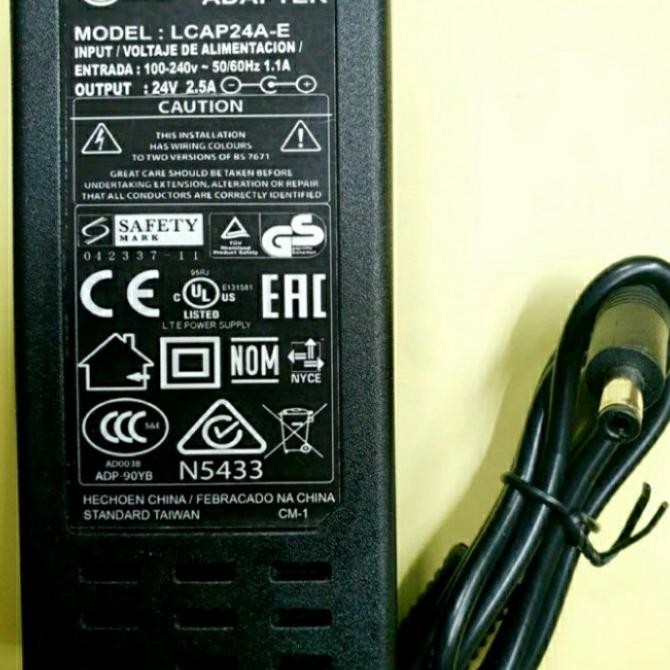AC ADAPTOR TV LG 24 V 2,5A ADAPTOR