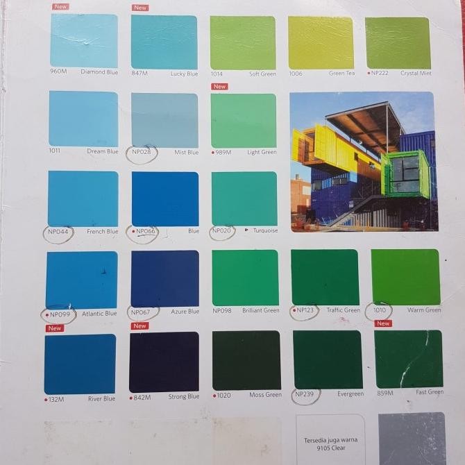 CAT MINYAK PLATONE 8000 UNTUK BESI DAN KAYU WARNA NIPPON PAINT JM23